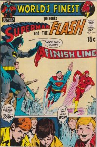 World's Finest Comics #199 (1970) Superman Flash Race!