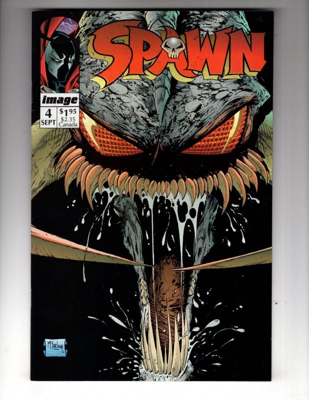 Spawn #4 (1992) VF Todd McFarlane  VIOLATOR Cover  / ID#04