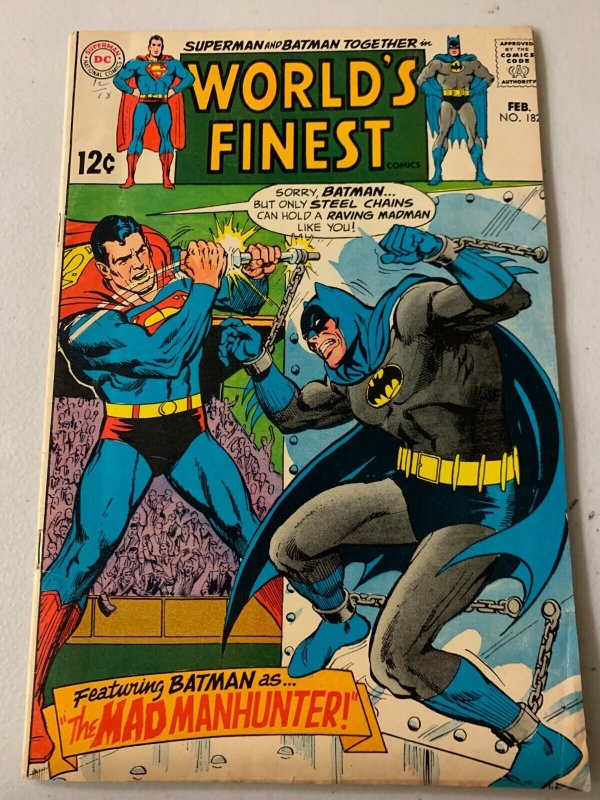 World's Finest #182 DC (4.5 VG+) (1969)