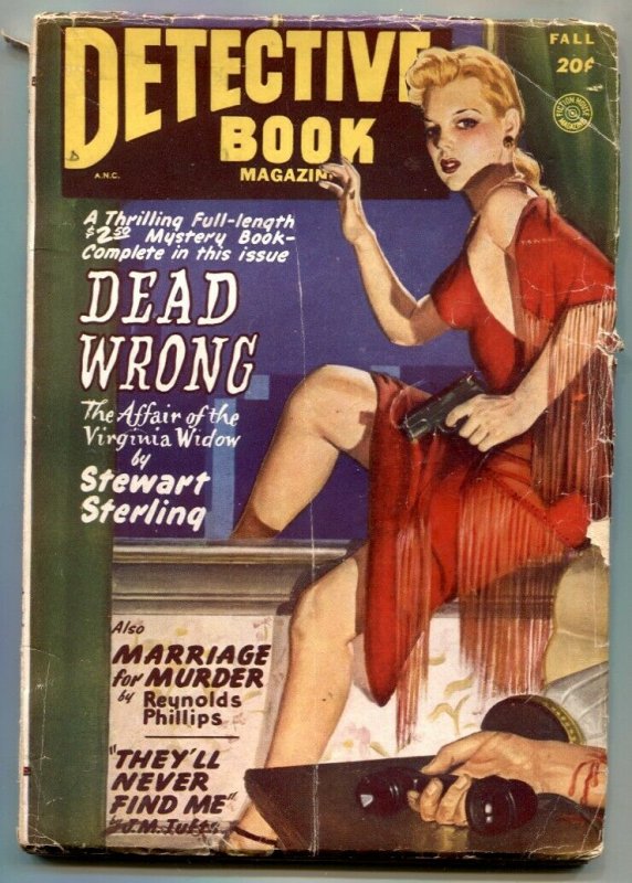 Detective Book Pulp Fall 1948- George Gross cover- Dead Wrong