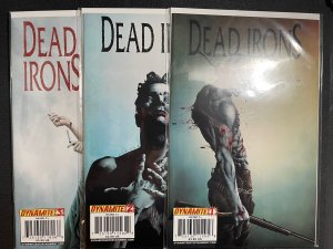 Dynamite Comics Dead Irons #1-3 NM  Jae Lee Horror Western