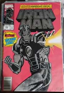 IRON MAN  # 288 1993  MARVEL DISNEY WAR MACHINE  JIM  RHODES NEWSTAND