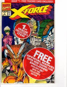 X-Force # 1 FIVE (5) Copies, 5 Different Cards Marvel Comics Deadpool Cable J68