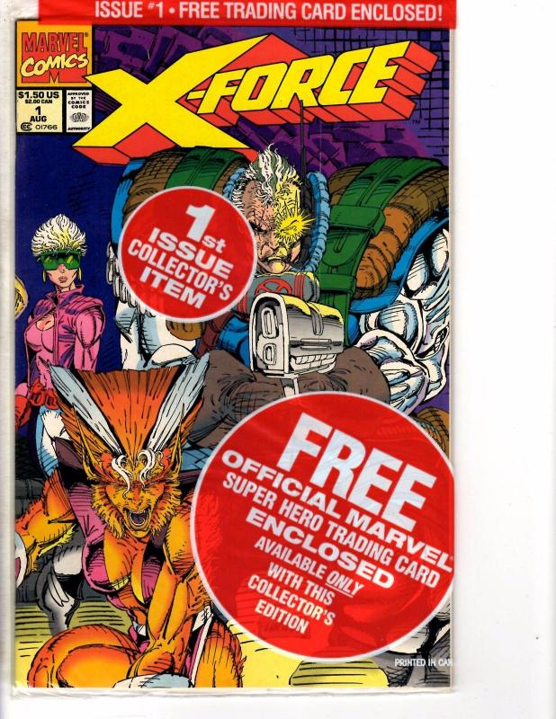 X-Force # 1 FIVE (5) Copies, 5 Different Cards Marvel Comics Deadpool Cable J68