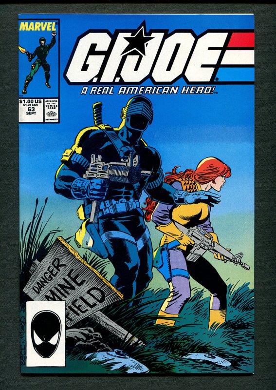 G.I. Joe #63  ( 8.0 VFN  )  Mike Zeck Cover / September 1987