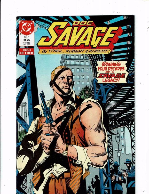 Lot of 4 Doc Savage Comics DC Comic Books #1 2 3 4 TW44