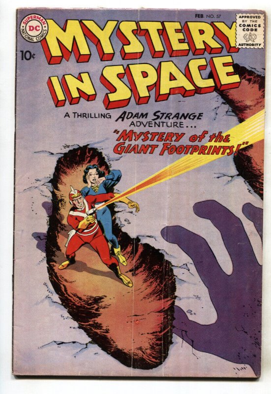Mystery In Space #57 1960-DC-early Adam Strange issue-Carmine Infantino art