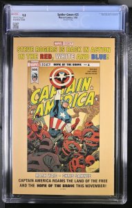 Spider-Gwen #25 2nd Print CGC 9.8 ASM 316 Homage