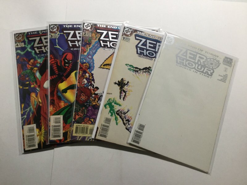 Zero Hour 0 1-4 1 2 3 4 Color Faded Lot Run Set Very Fine Vf 8.0 Marvel