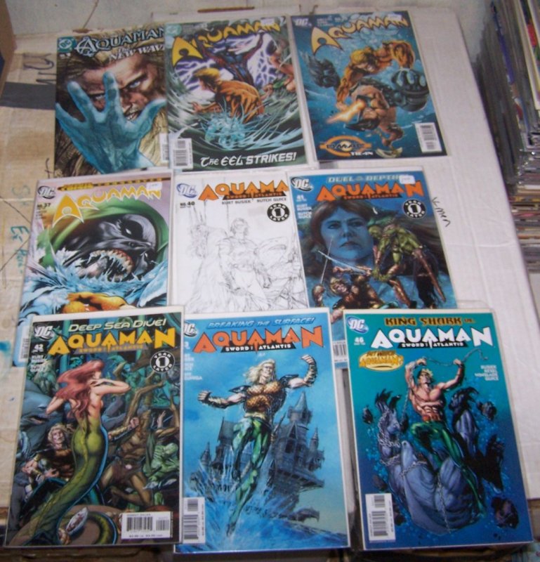 Aquaman LOT OF 20 COMICS VOL 4/5/6 6 #1 22 35 37 40 41 42 43 46  +SPECIALS TIDE+ 