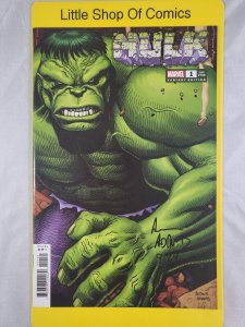 Hulk #1 Arthur Adams 1:50 Variant 2021 Marvel Signed by Arthur Adams