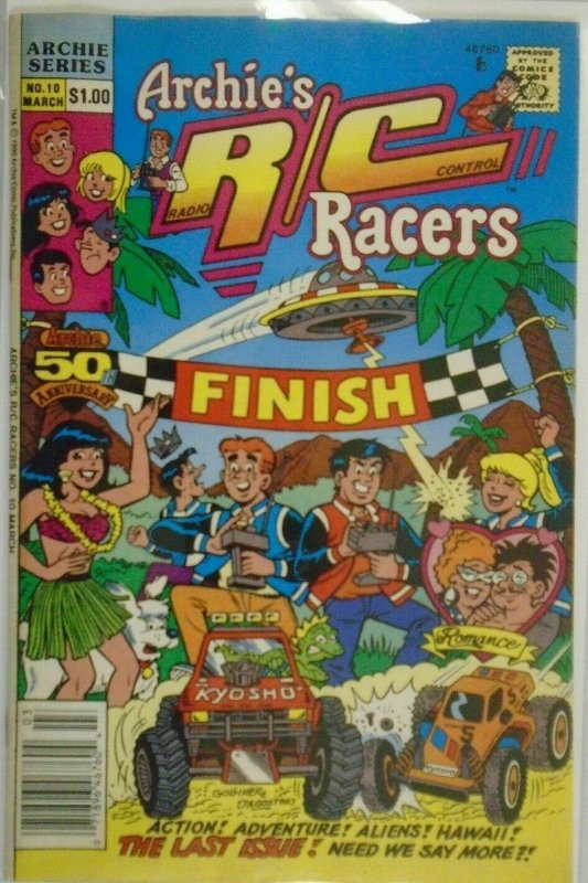 Archie's R/C Racers #10 - 6.0 FN - 1991 