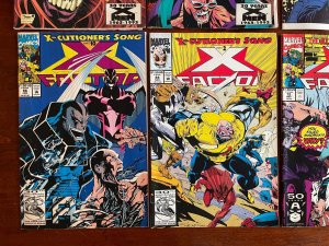 6 X-Factor Marvel Comic Books # 72 84 86 87 88 89 X-Men Wolverine Storm 30 J817
