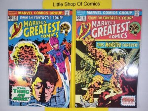 Marvel's Greatest Comics #23 (1969 GD) #54 56 59 60 61 62 63 (1975-76 VF )