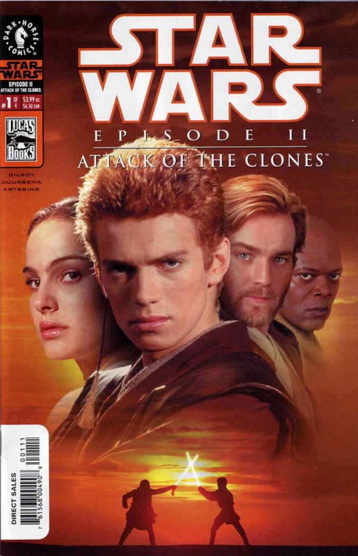 Star Wars Episode II-Attack of the Clones #1SC FN; Dark Horse | photo variant - 