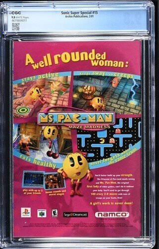 Sonic Super Special #15 2001 Archie Publications CGC 9.8 Last issue