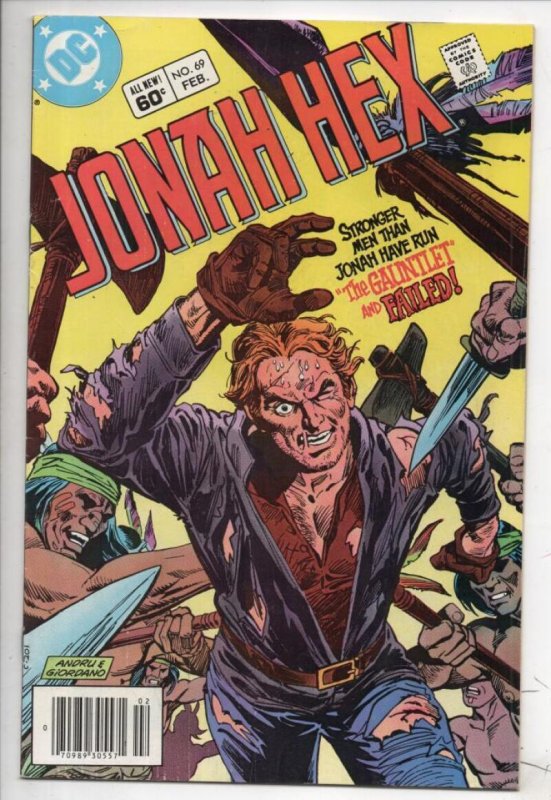 JONAH HEX #69, VF, Gauntlet, Ayers, De Zuniga,1977 1983, more in store