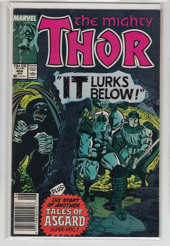 THOR (1966 MARVEL) #404 FN/VF A14402