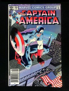 Captain America #284 Newsstand Variant