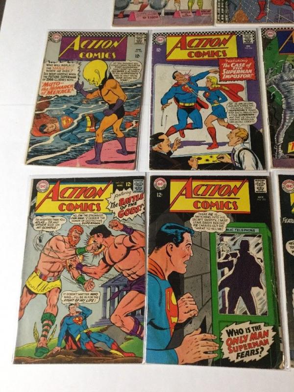 Action Comics 304 326 338 346 349 353 355 358 4.0 Vg Average 304 Is 2.0 Gd