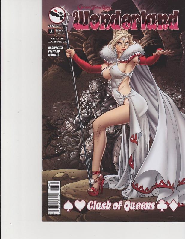 Wonderland Clash of Queens #3 Cover D GFT Zenescope NM Ortiz