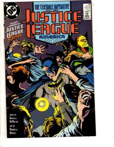 10 Justice League Comics International 21 24 25 15 3 America 27 32 Europe + J313