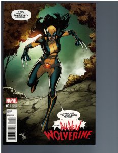 All-New Wolverine #1 (2016) KEY-  1:15 Retailer Incentive