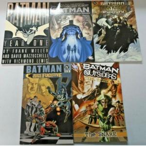 Batman TPB Trade Paperback lot 5 different books condition N/A (years vary)