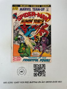 Marvel Team-Up # 2 VF- Comic Book Spider-Man Human Torch Fantastic Four 4 2 J225