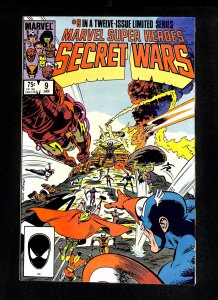 Marvel Super-Heroes Secret Wars #9 Avengers!  Iron Man!