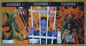 Civil War II: Ulysses #1-3 VF/NM complete series - marvel comics inhumans set 2
