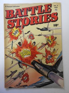 Battle Stories #2 (1952) GD Condition! 1 in spine split