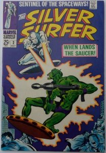 Silver Surfer #2 (Oct 1968, Marvel), VFN-NM condition, 1st app. Badoon