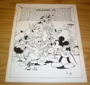New Con Program Guide #1 FN carl barks interview - mickey mouse as green lantern 