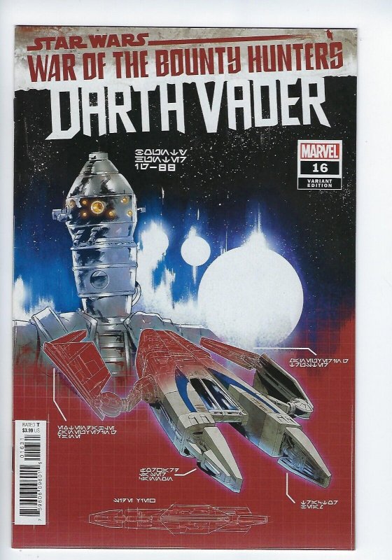 DARTH VADER #16 (2021) VILLANELL VARIANT WAR OF THE BOUNTY HUNTERS NM-