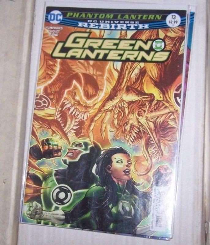 GREEN LANTERNS 13 FEB  2017 PHANTOM LANTERN  REBIRTH DC JESSICA CRUZ +SIMON BAZ