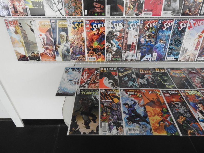 Huge Lot 150+ Comics W/ Superman, Batman, Spider-Man, +More! Avg VF Cond!