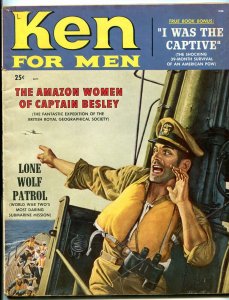 Ken For Men September 1958-LONE WOLF PATROL-AMAZON WOMEN Brenda Crabtree