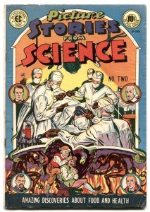Picture Stories From Science #2 1947- EC comics- horror motif VG/F 