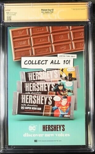 Poison Ivy (2022) # 2 (CGC 9.8 SS) Signed  Alvaro Martinez* Census = 2 DC Comics