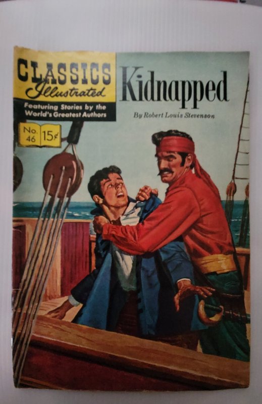 Classics Illustrated #46 Kidnapped