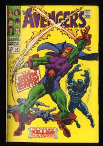 Avengers #52 VG+ 4.5 1st Appearance Grim Reaper!