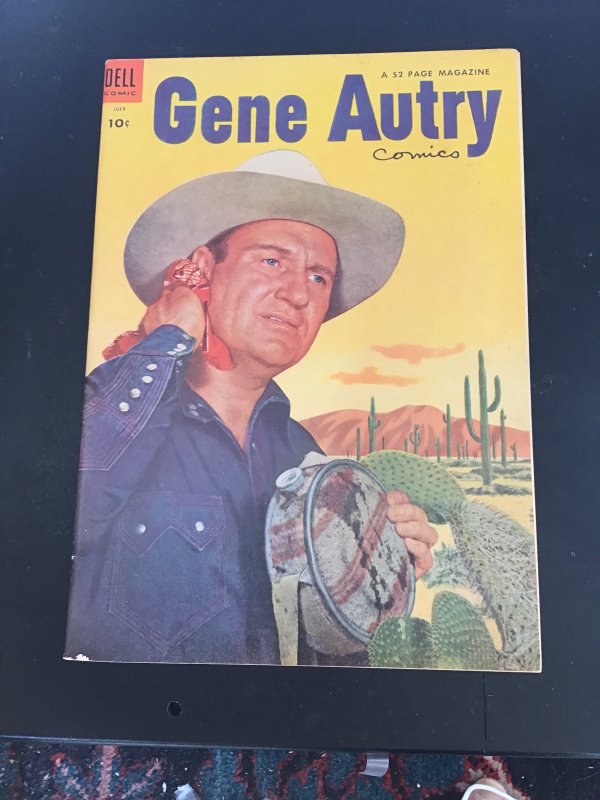 Gene Autry Comics #89 (1954) Photo cover! Mid high grade! FN/VF Oregon CERT!