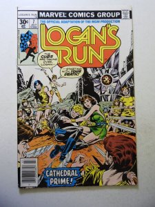 Logan's Run #7 (1977) VG+ Condition tape pull bc