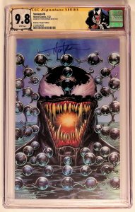 Venom #8 (2022) CGC Sig Series 9.8 Kirkham Virgin Edition, signed by Kirkham!