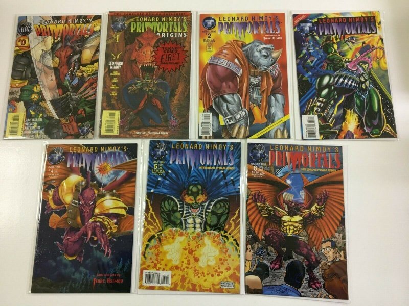 Leonard Nimoy's Primortals lot 14 different issues (1995-96 1st + 2nd Series)