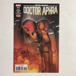 Star Wars Doctor Aphra 19 2018 Signed by Ashley Witter Marvel NM near mint