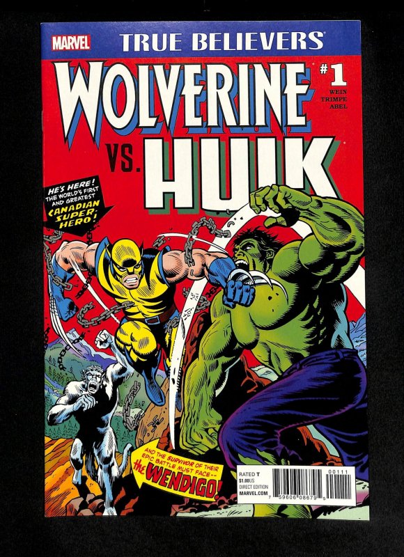 True Believers: Hulk vs. Wolverine #1