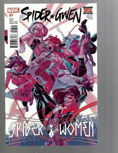 Lot Of 9 Spider-Gwen Marvel Comic Books # 1 2 3 4 5 6 7 8 + # 1 Variant Man TJ3