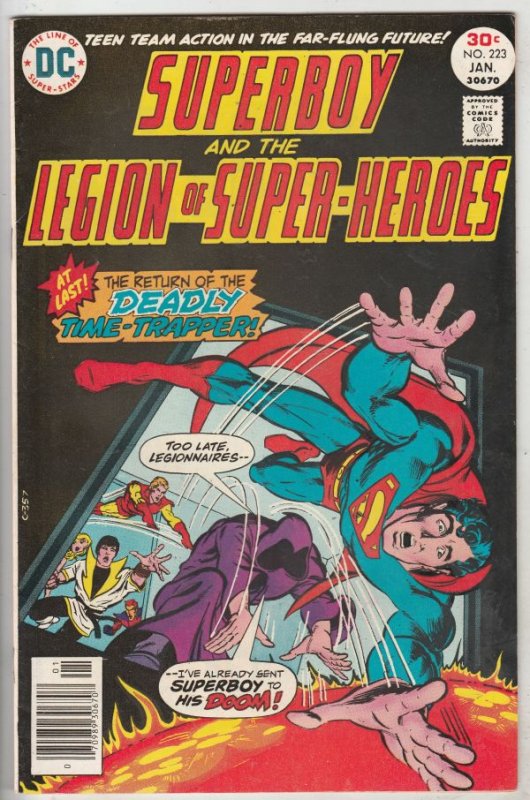 Superboy #223 (Jan-77) VF/NM High-Grade Superboy, Legion of Super-Heroes